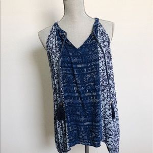 Knox Rose Blue tunic top